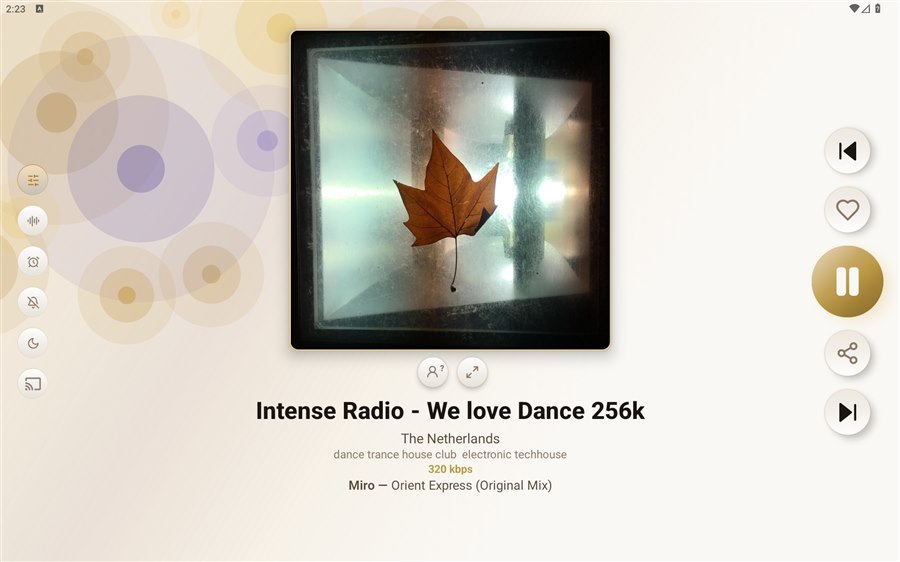 Tablet radio player